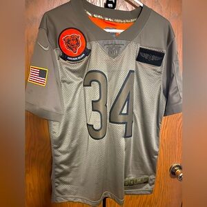 Chicago Bears 34 Payton Nike Olive Limited NFL Jersey